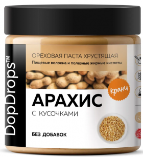 DopDrops Арахисовая паста 500&nbsp;г