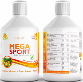 Swedish Nutra Mega Sport vitamins+amino complex 500&nbsp;Мл