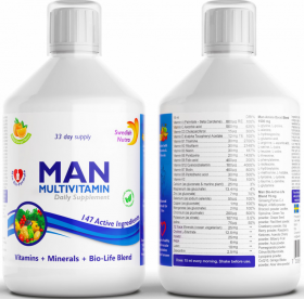 Swedish Nutra Man Multivitamin vitamins+amino complex 500&nbsp;Мл