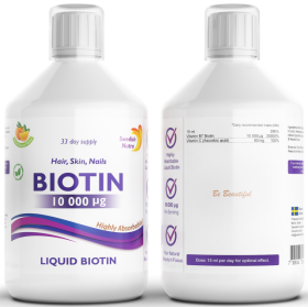 Swedish Nutra Biotin 10 000 mcg 500&nbsp;Мл