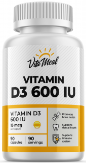 VitaMeal Vitamin D3 600 IU