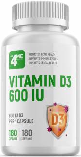 4Me Nutrition Vitamin D3 600 IU (превью)