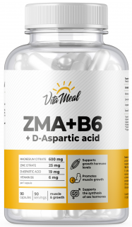 VitaMeal ZMA+B6+D-Aspartic acid