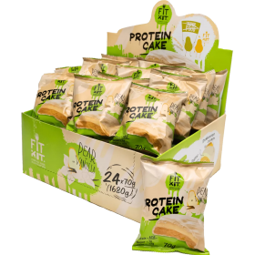 FITKIT Protein WHITE cake с начинкой (24 шт в уп) 70&nbsp;г (превью)