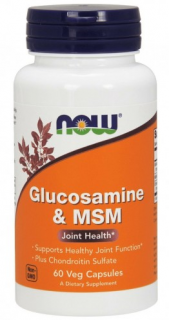 NOW Glucos& MSM 750/250 mg
