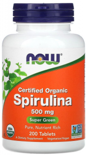 NOW ORG Spirulina 500 mg