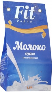 Fit Parad Молоко сухое (обезжиренное) 1,5% 300&nbsp;г