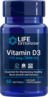 Life Extension Vitamin D3 175 mcg (7000 IU) (превью)