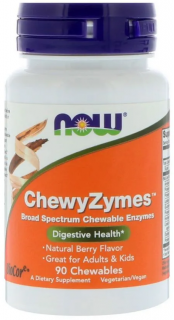 NOW Chewyzymes 90&nbsp;жеват.табл.