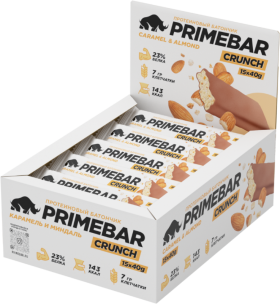 Prime Kraft Батончик с содержанием протеина PRIMEBAR CRUNCH (15шт в уп) Упаковка 40&nbsp;г