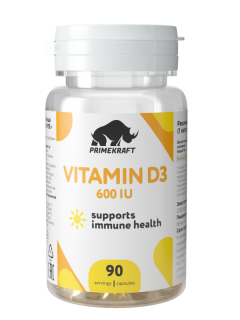 Prime Kraft Vitamin D3 600IU