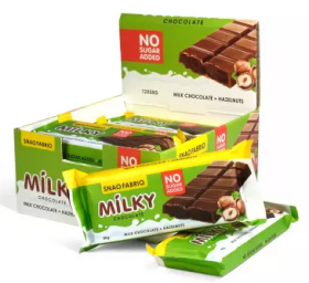Bombbar SNAQ FABRIQ Молочный шоколад (30шт в уп) Упаковка 55&nbsp;г (превью)