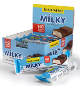 Bombbar SNAQ FABRIQ MILKY Молочный шоколад со сливочной начинкой (16шт в уп) Упаковка 34&nbsp;г
