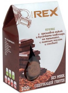 Proteinrex Печенье без сахара, без глютена 200&nbsp;г