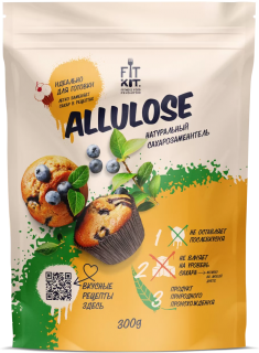 FITKIT Натуральный сахарозаменитель ALLULOSE 300&nbsp;г