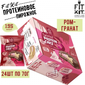 FITKIT Protein TWISTED CAKE (24шт в уп) 70&nbsp;г (превью)