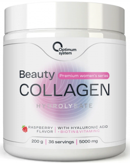 Optimum System Beauty Wellness Collagen 200 грамм (Raspberry) (превью)
