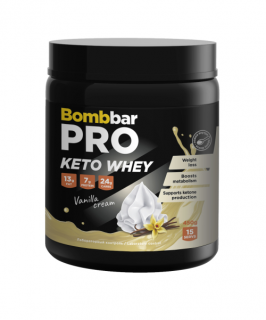 Bombbar Keto Whey PRO 450 г сливки-ваниль до 01.12.24