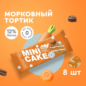 Proteinrex Пирожное протеиновое Lamington (8шт в уп) 40&nbsp;г (превью)