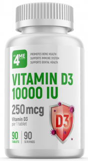 all4ME Vitamin D3 10000 IU 90 таб до 10.24