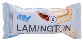 Proteinrex Пирожное протеиновое Lamington (8шт в уп) 40&nbsp;г (превью)