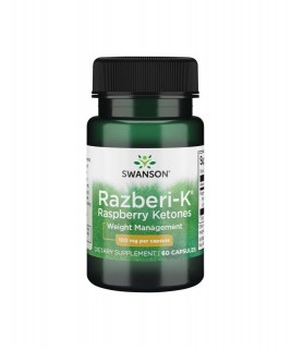 Swanson Razberi-K Raspberry Ketones 100 mg 60 Caps срок 08.25