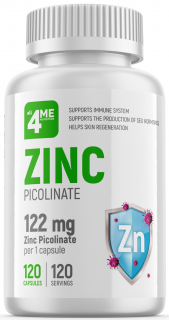 4Me Nutrition all4ME Zinc Picolinate 122 mg 120 капс до 01.24