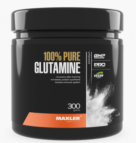 Maxler 100% Pure Glutamine (can) 300&nbsp;г