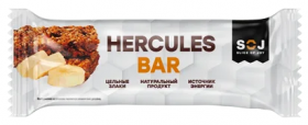 Уценка SOJ Злаковый батончик "Hercules bar" (20шт в уп) 40 г с банановым вкусом до 02.24