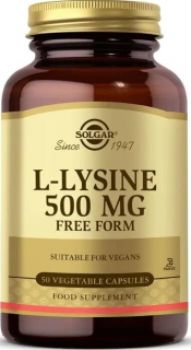 Уценка Solgar L-Lysine 500 mg, 100 vcaps до 01.24