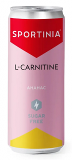 Sportinia L-carnitine (2500 mg) газированный Без сахара 330&nbsp;Мл