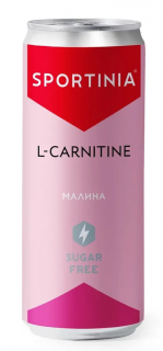 Sportinia L-carnitine (2500 mg) газированный Без сахара (12ж/б в уп) Упаковка 330&nbsp;Мл (превью)
