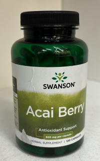Swanson Swanson Acai Berry 500 mg 120 caps брак товарной этикетке