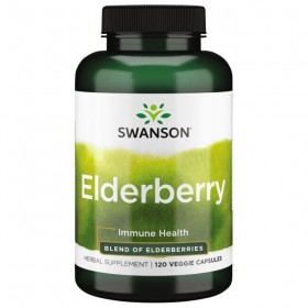 Уценка Swanson Elderberry 120 Veg Caps до 03.2026