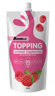 Уценка Bombbar Топпинг (10 шт в уп) штучно 240 г Малиновый до 01.24