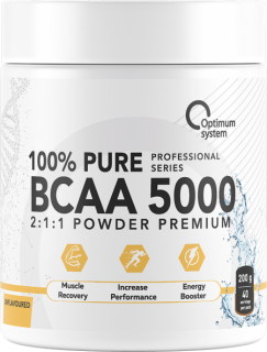 Optimum System BCAA 5000 Powder 200&nbsp;г (превью)