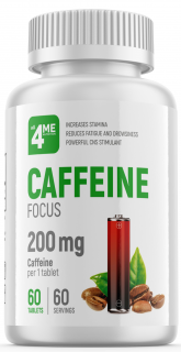 Уценка all4ME Caffeine 200 мг 60 таб до 04.24