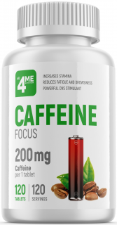 Уценка all4ME Caffeine 200 мг 120 таб до 04.24