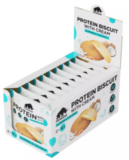 Уценка Prime Kraft Протеиновое печенье «PRIMEBAR PROTEIN BISCUIT» (10шт в уп) Упаковка 40 г Кокос и миндаль до 03.24