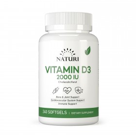NATURI Vitamin D3 2000ME (превью)
