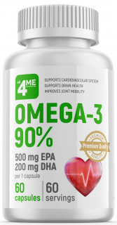 Уценка all4ME Omega-3 90% Premium 60 капс до 06.24