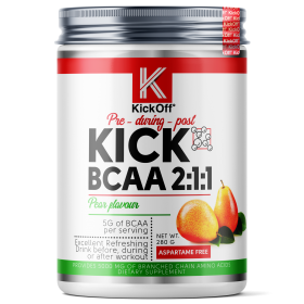 Уценка KICKOFF NUTRITION BCAA 2:1:1 груша 280 г до 07.24