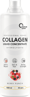 Уценка Optimum System Collagen Concentrate Liquid 1000мл (Berry-Punch) срок 29.04.24