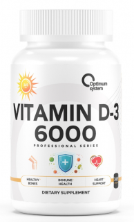 Уценка Optimum System Vitamin D-3 6000 365 softgels срок 16.05.24 (превью)