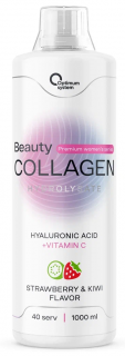 Уценка Optimum System Collagen Beauty Wellness 1000мл (Strawberry-Kiwi) срок 18.05.24