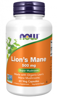 NOW Lions Mane Mushhroom ORG