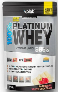 Уценка VP Laboratory 100% Platinum Whey 750 г малина - белый шоколад до 07.24 (превью)