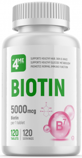 all4ME Biotin 5000 мкг 120 таб до 02.2024
