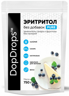 DopDrops Erythritol Эритритол Пьюр 750&nbsp;г