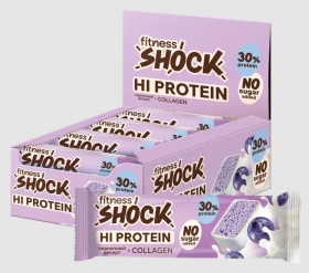FitnesSHOCK Батончик глазированный (12шт в уп) 40&nbsp;г (превью)